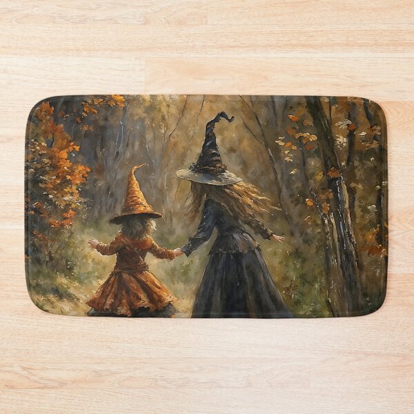 Item preview, Witch Sisters Autumn Forest Halloween Magic Art designed and sold by DarkHolyQueen.