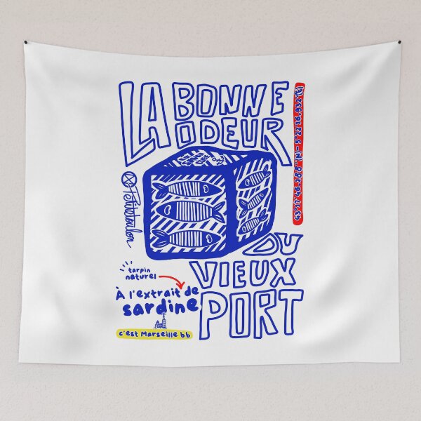 Item preview, The Good Smell of the Old Port Marseille Sardine designed and sold by petiteToulon.