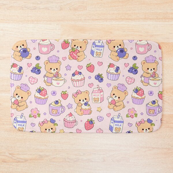 Item preview, Sweet Teddy Bear Bakery Pattern designed and sold by Soft Berry Studio.