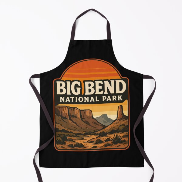 Item preview, Big Bend National Park Texas Vintage Travel designed and sold by TomFrontierArt.