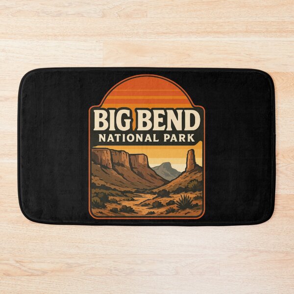 Item preview, Big Bend National Park Texas Vintage Travel designed and sold by TomFrontierArt.