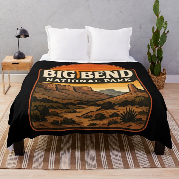 Item preview, Big Bend National Park Texas Vintage Travel designed and sold by TomFrontierArt.