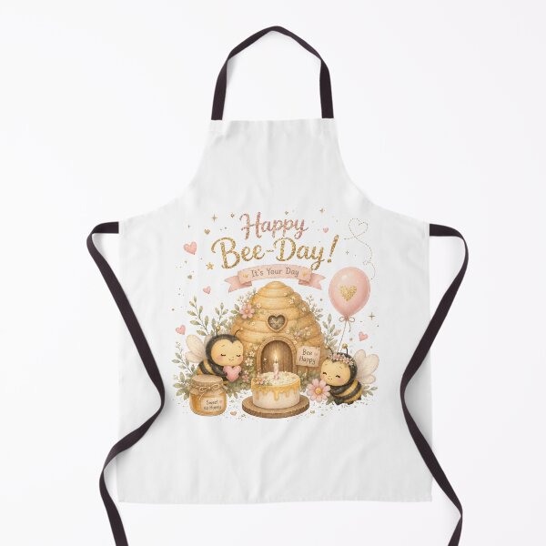 Item preview, Happy Bee Day Cute Bee Birthday | Kawaii Beehive Honey Cake Design designed and sold by Celebrate & Sparkle.