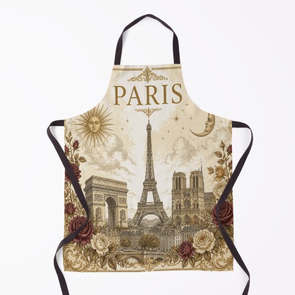 Item preview, Paris Vintage Ivory T-Shirt – Elegant Paris Gift for Women designed and sold by SunnyDesign82.