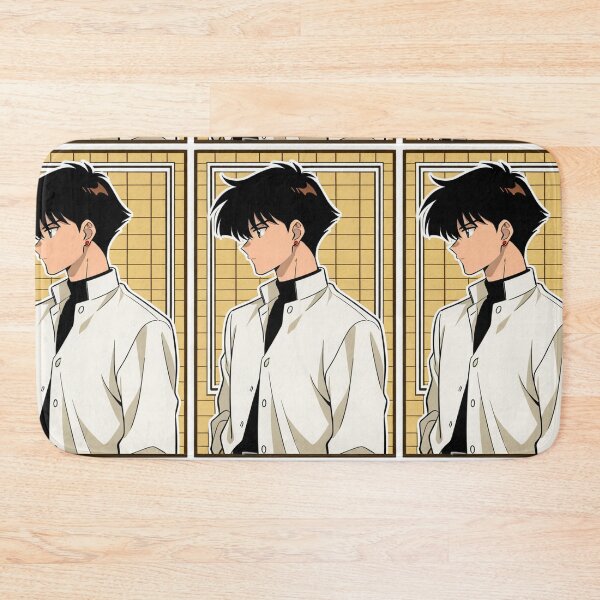 Item preview, Illustration - Young man profiled with ear loop red designed and sold by AnimeShin.