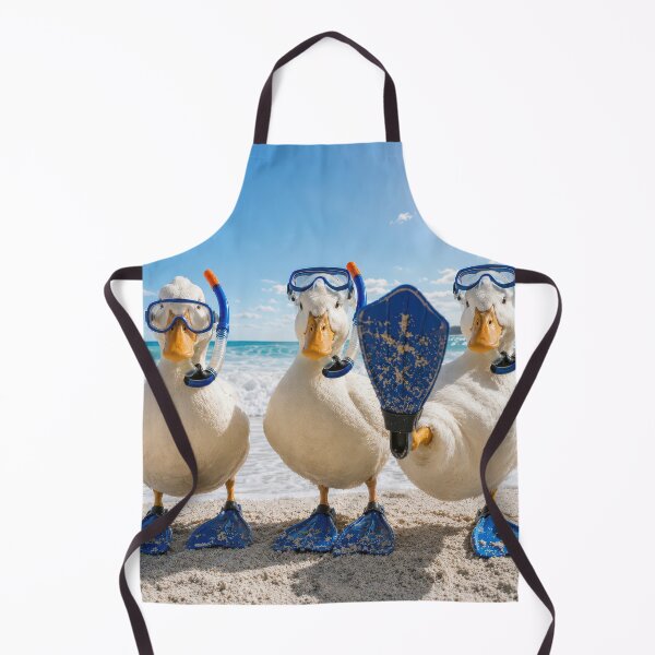 Item preview, Three Ducks in Snorkeling Gear designed and sold by Maria Dryfhout.