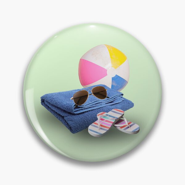 Item preview, Beach ball and flip flops designed and sold by Meli-moo.