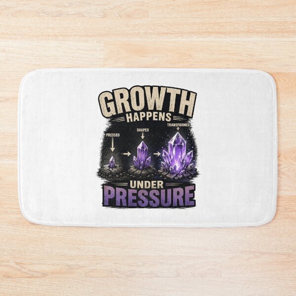 Item preview, Growth Happens Under Pressure | Crystal Geology Art designed and sold by NatureHarmony16.