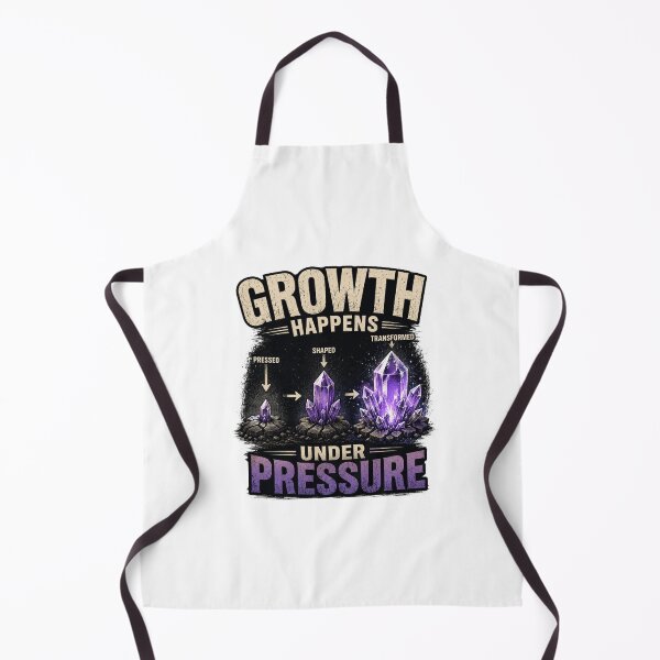 Item preview, Growth Happens Under Pressure | Crystal Geology Art designed and sold by NatureHarmony16.