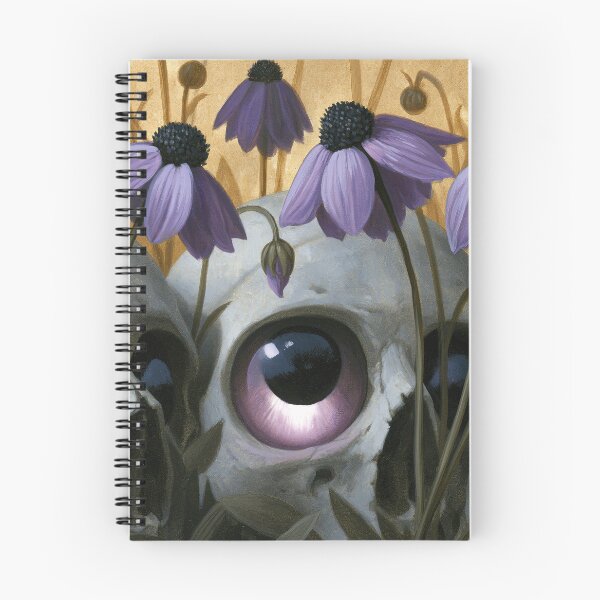 Item preview, More Cute Skulls in the Field of Flowers designed and sold by JaimeLikes.