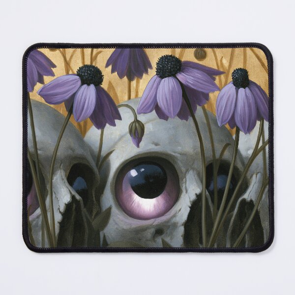 Item preview, More Cute Skulls in the Field of Flowers designed and sold by JaimeLikes.