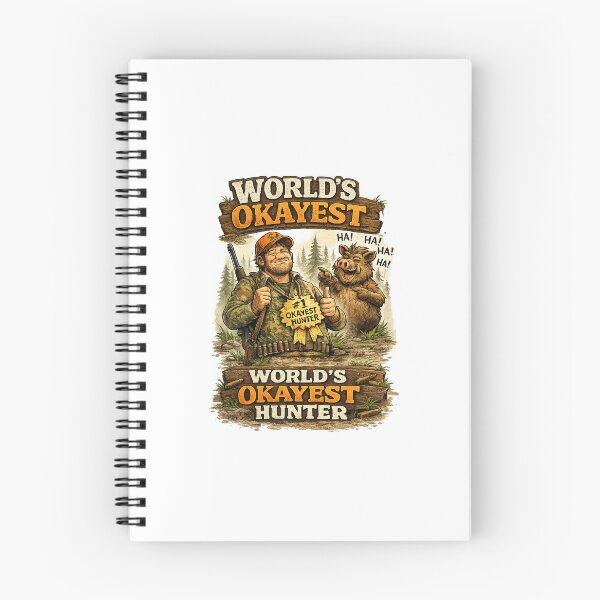 Item preview, World's Okayest Hunter - Funny Hunting Design designed and sold by C6S5M.