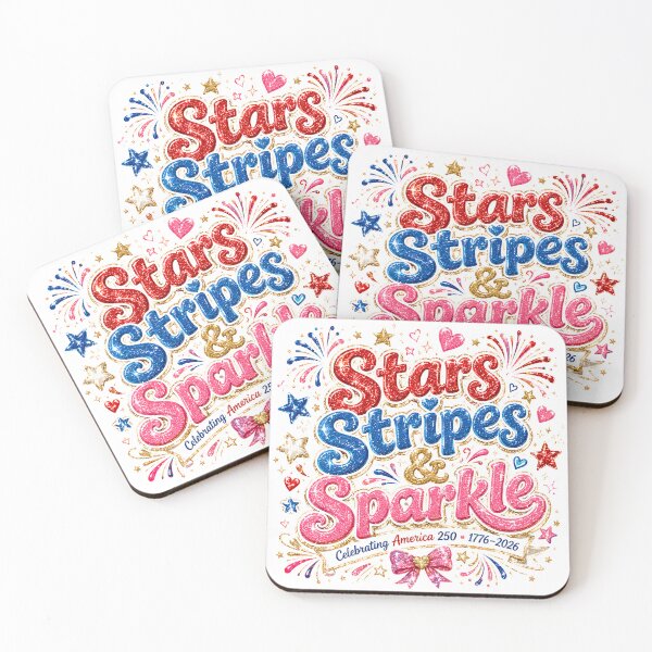 Item preview, Stars Stripes & Sparkle | 250th Anniversary | 4th of July designed and sold by Katybmadeit.