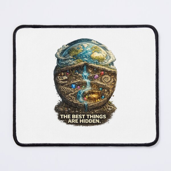Item preview, The Best Things Are Hidden | Earth Inside Rock Geology designed and sold by NatureHarmony16.