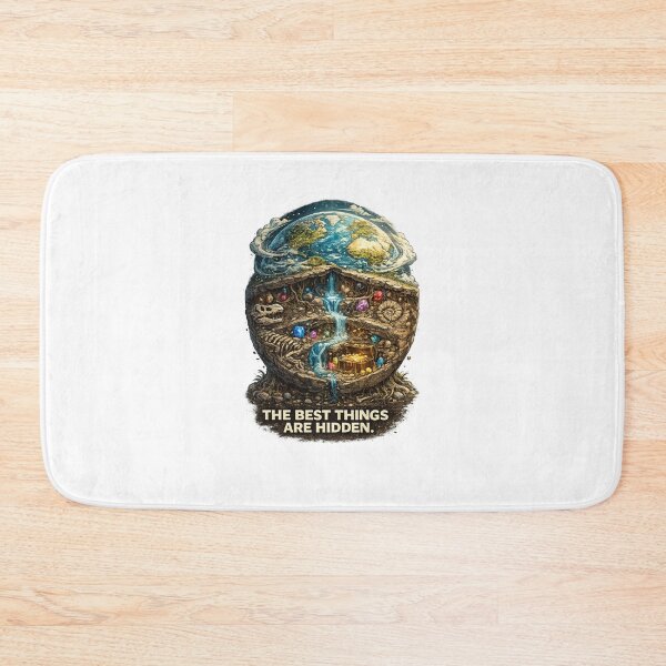 Item preview, The Best Things Are Hidden | Earth Inside Rock Geology designed and sold by NatureHarmony16.