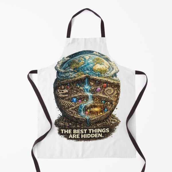 Item preview, The Best Things Are Hidden | Earth Inside Rock Geology designed and sold by NatureHarmony16.