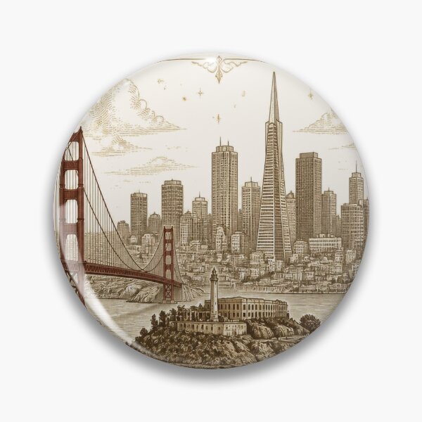 Item preview, San Francisco Vintage Ivory T-Shirt – Elegant SF Gift for Women designed and sold by SunnyDesign82.