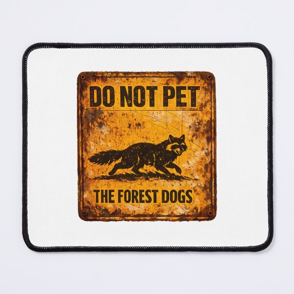 Item preview, Funny Fox Warning Sign Do Not Pet Forest Dogs Sticker designed and sold by MIROUZ2000.