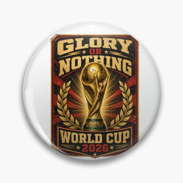 Item preview, Glory or Nothing — World Cup 2026 Football Trophy T-Shirt designed and sold by The96Minutes.