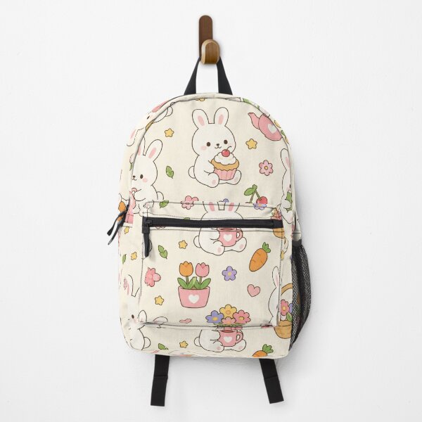 Item preview, Pastel Bunny Garden Bakery Pattern designed and sold by Soft Berry Studio.