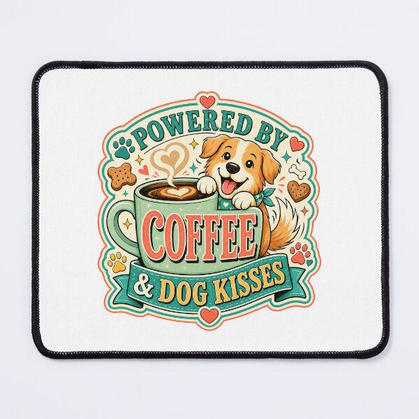 Item preview, Powered by Coffee & Dog Kisses designed and sold by Pawsome Picks.