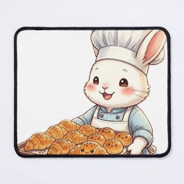 Item preview, Cute Bunny Baker Pastry Chef designed and sold by Pure Art .
