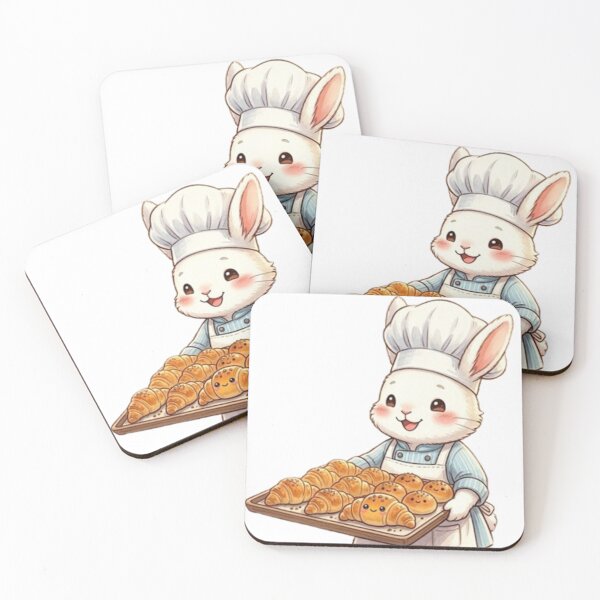 Item preview, Cute Bunny Baker Pastry Chef designed and sold by Pure Art .
