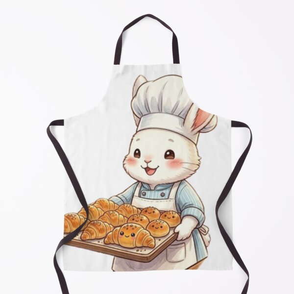 Item preview, Cute Bunny Baker Pastry Chef designed and sold by Pure Art .