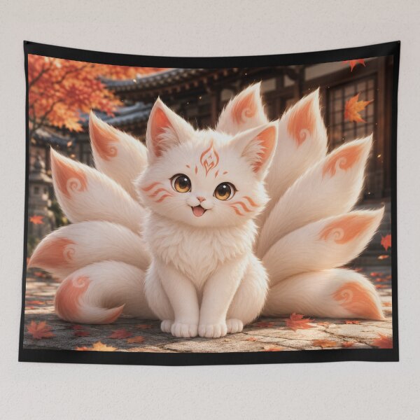 Item preview, Cute cat ninetails designed and sold by GraphicMondaze.