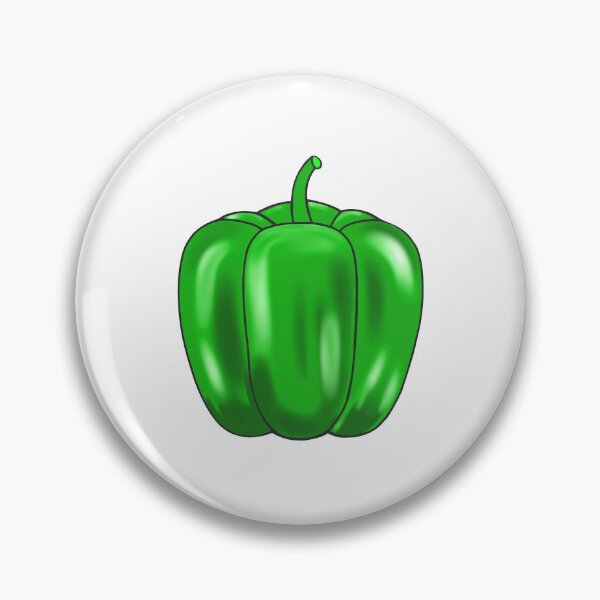 Item preview, Cute Green Pepper designed and sold by Sartoris Art.