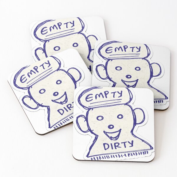 Item preview, Empty Head Dirty Thoughts Sticker designed and sold by Genzfirevibes.