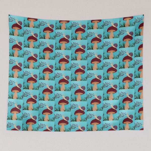 Item preview, Snail Smelling Flowers designed and sold by InStardust.