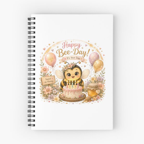 Item preview, Happy Bee Day Cute Birthday Bee Design | Sweet as Honey Kawaii Bee Cake Celebration designed and sold by Celebrate & Sparkle.