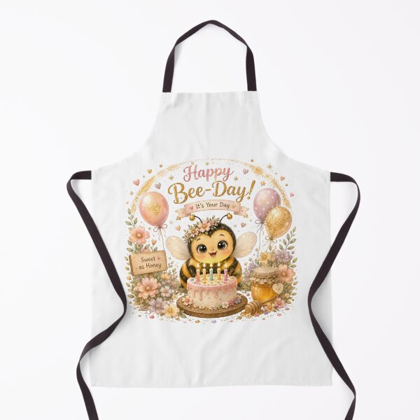 Item preview, Happy Bee Day Cute Birthday Bee Design | Sweet as Honey Kawaii Bee Cake Celebration designed and sold by Celebrate & Sparkle.
