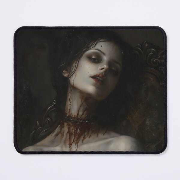 Item preview, Young Vampire Girl Gothic Lace Dress Dark Fantasy Art designed and sold by DarkHolyQueen.