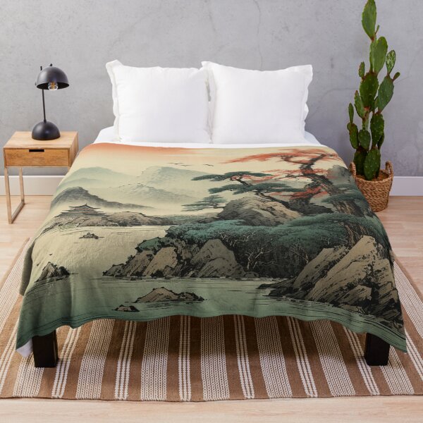 Item preview, Traditional Japanese Illustration - Nature, Sea and Rocks designed and sold by DaisukiTokyo.