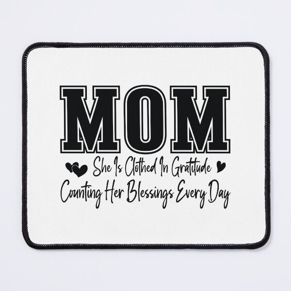 Item preview, Mom She Is Clothed In Gratitude - Cute Mothers Day Retro Vintage Floral Aesthetic Mommy Wife Gift designed and sold by FuzionRaptor.
