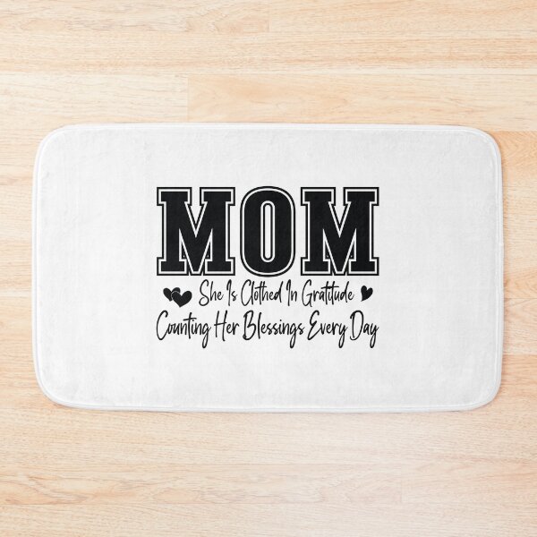 Item preview, Mom She Is Clothed In Gratitude - Cute Mothers Day Retro Vintage Floral Aesthetic Mommy Wife Gift designed and sold by FuzionRaptor.