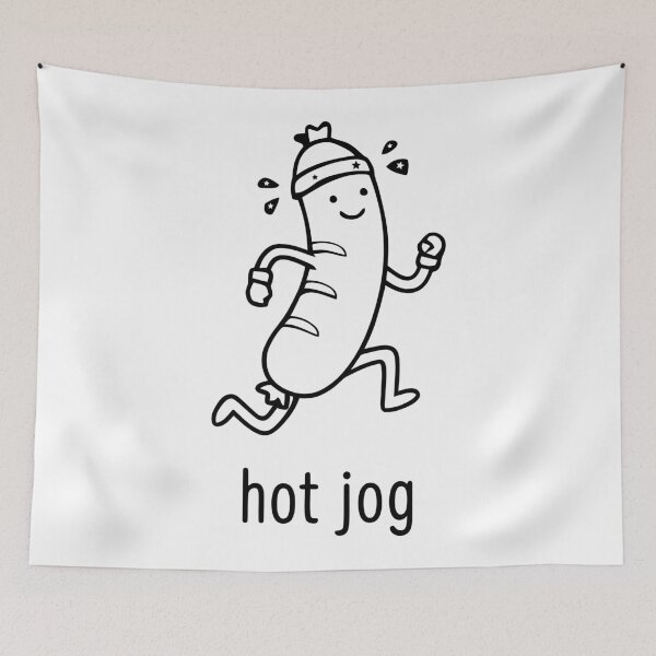 Item preview, Cute Running Sausage designed and sold by Amir Faysal.