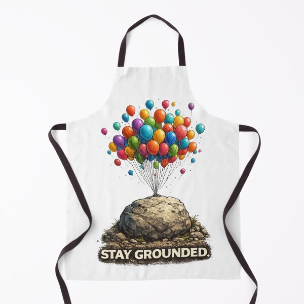 Item preview, Stay Grounded | Rock With Balloons Motivational designed and sold by NatureHarmony16.
