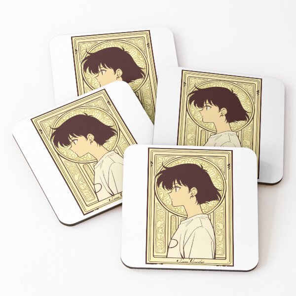 Item preview, Illustration - Young person profile with piercing and ornate frame designed and sold by AnimeShin.