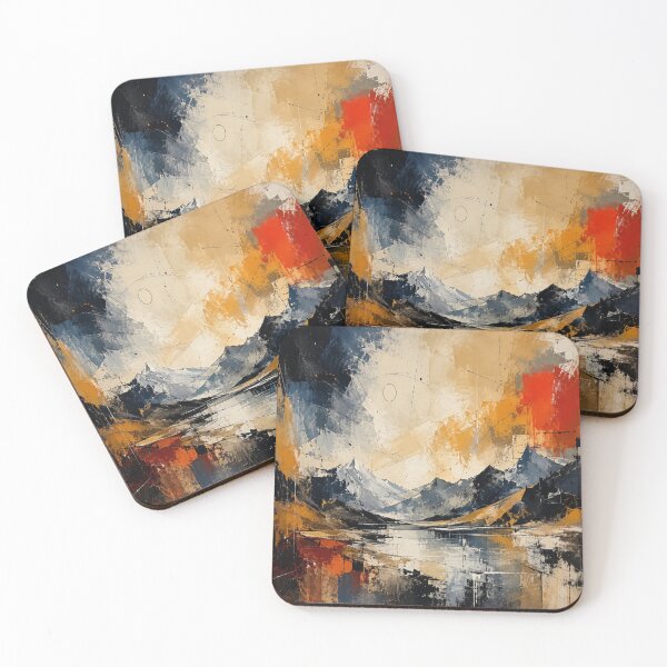 Item preview, Echoes of the Horizon – Panoramic Abstract Landscape Painting designed and sold by Proartyst 's.