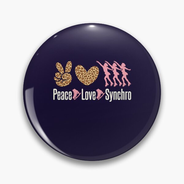 Item preview, Peace Love Synchro Synchronized Skating designed and sold by jaygo.