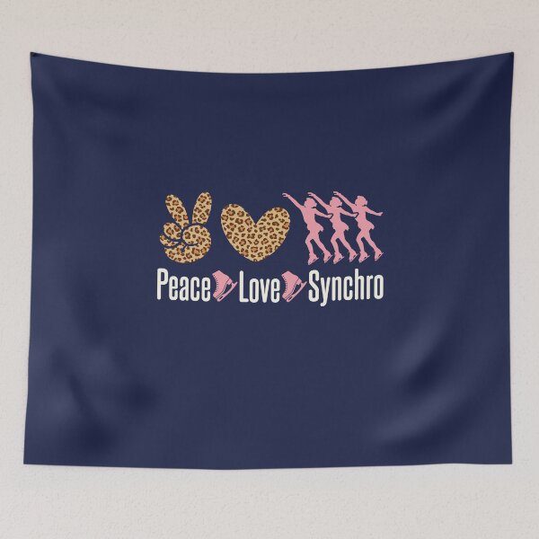 Item preview, Peace Love Synchro Synchronized Skating designed and sold by jaygo.