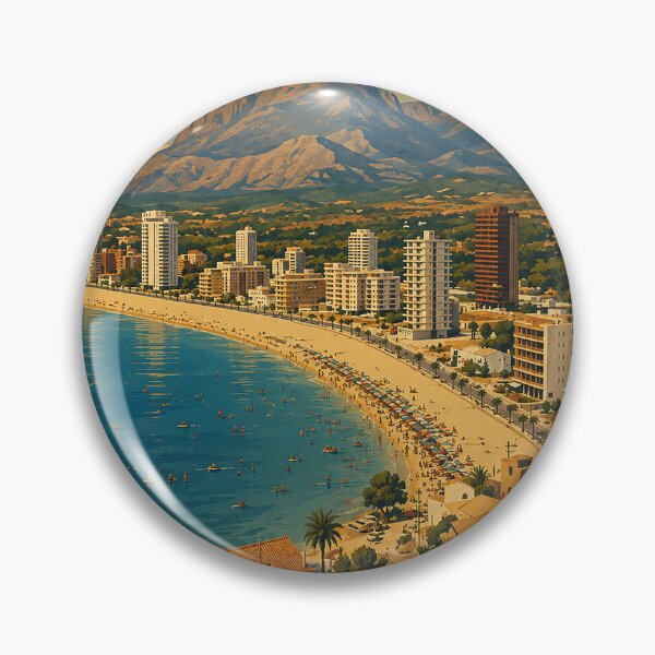 Item preview, 1970's Benidorm Levante Beach designed and sold by The Deco Bureau.
