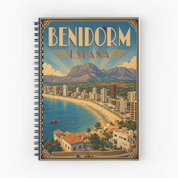 Item preview, 1970's Benidorm Levante Beach designed and sold by The Deco Bureau.