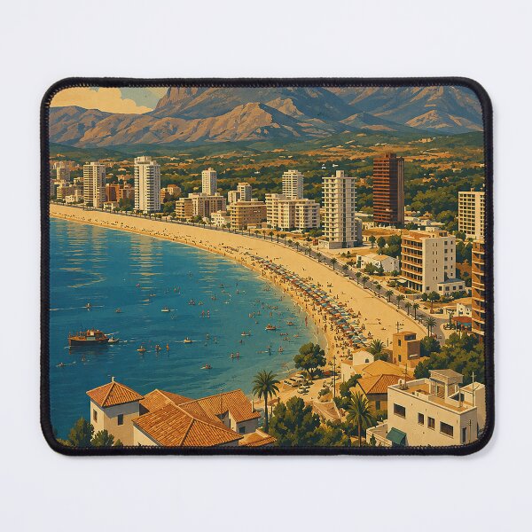 Item preview, 1970's Benidorm Levante Beach designed and sold by The Deco Bureau.