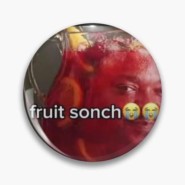 Item preview, Fruit Sonch TikTok Meme Sticker Funny Chronically Online Brainrot Meme designed and sold by caraxobert.