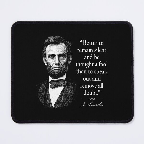 Item preview, Abraham Lincoln Quote American History designed and sold by Randomera.