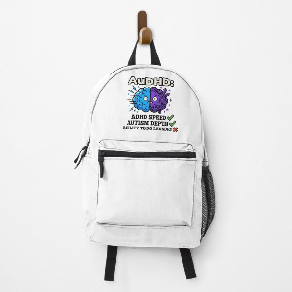 Item preview, AuDHD Humor: ADHD Speed Autism Depth and Zero Laundry Ability designed and sold by Osmose-Studio.
